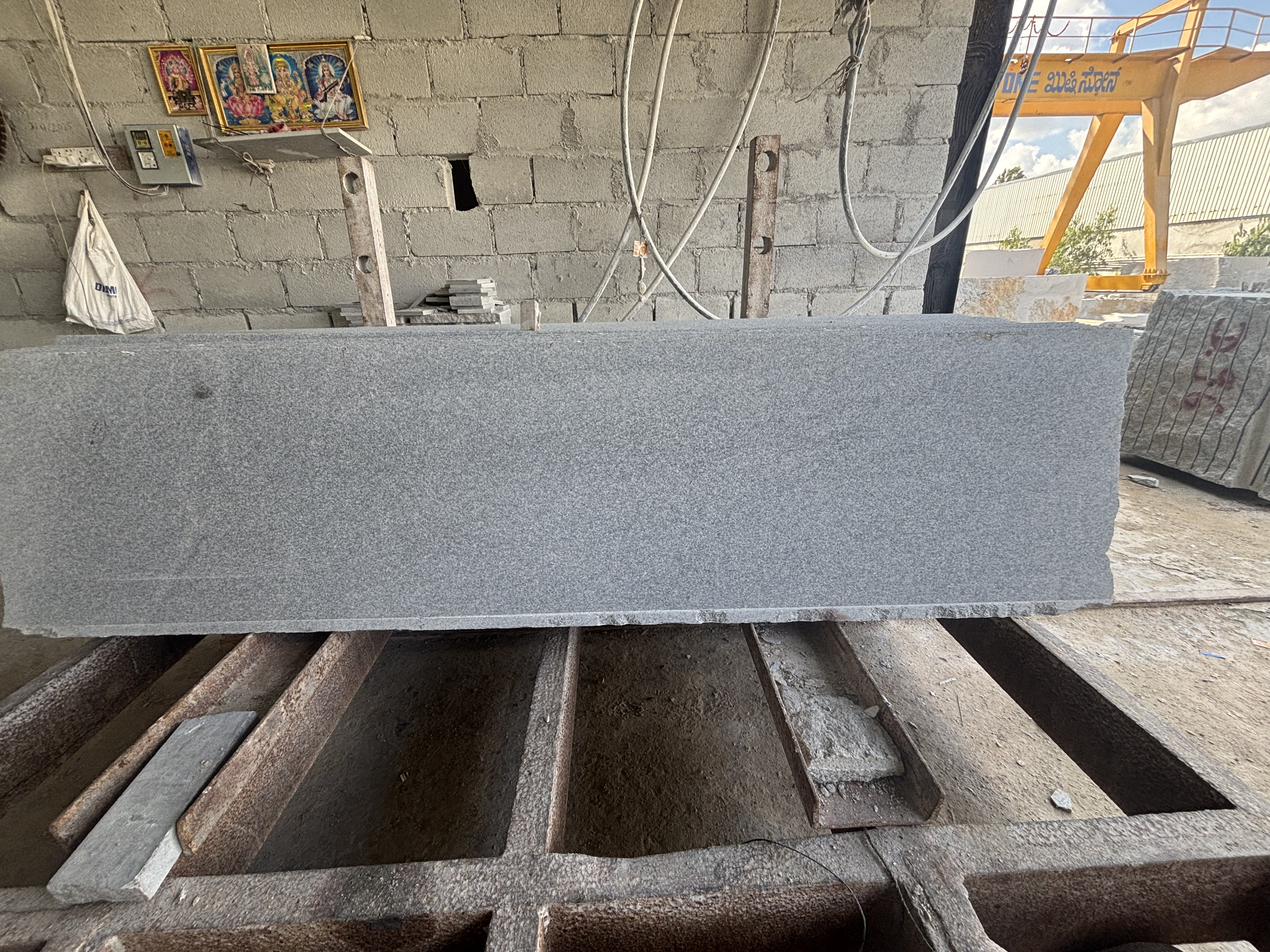 adgal grey granite polished slab from Khushi Stone, Bangalore – Image 3