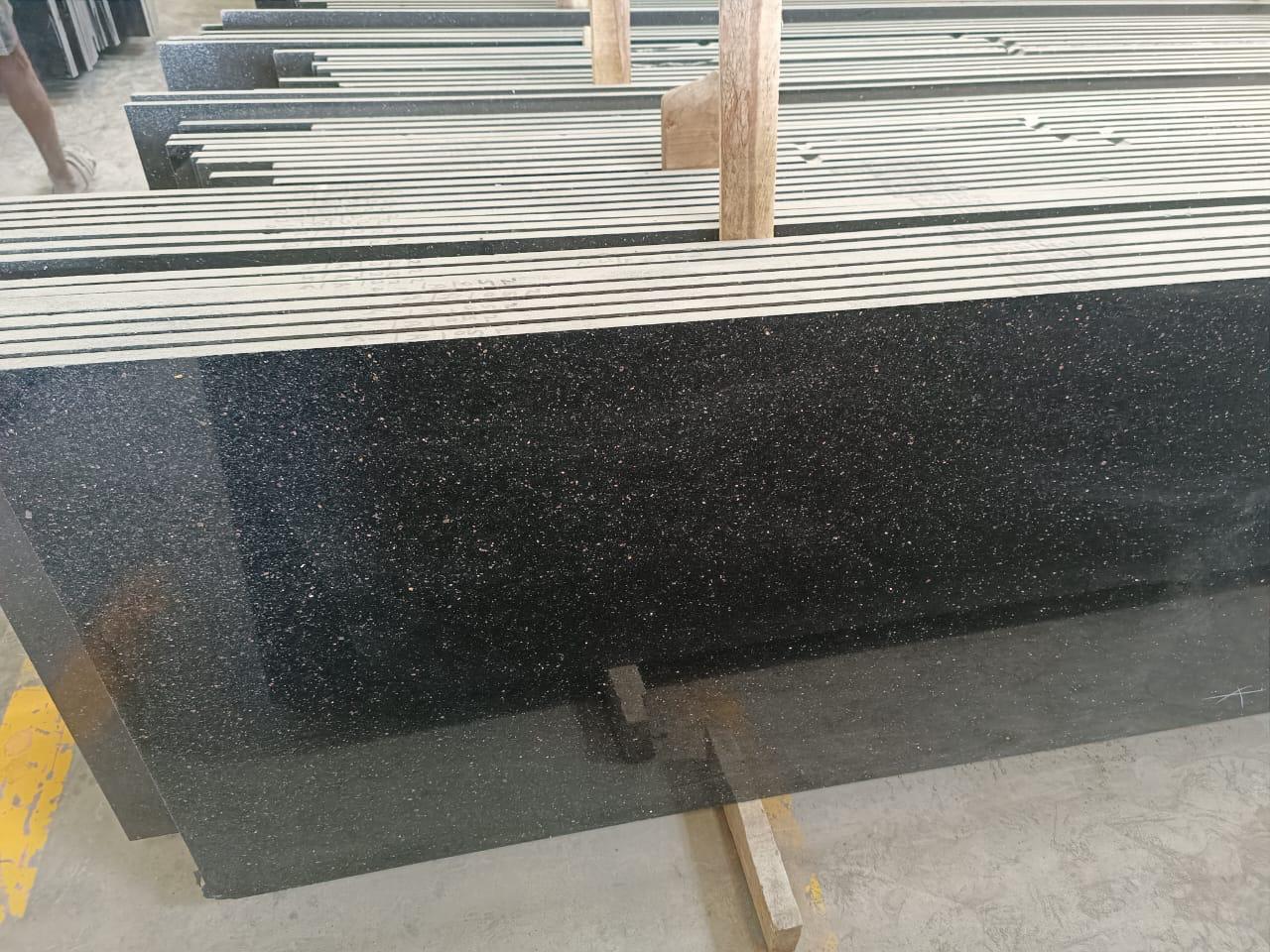 blackgalaxy grey granite polished slab from Khushi Stone, Bangalore – Image 3